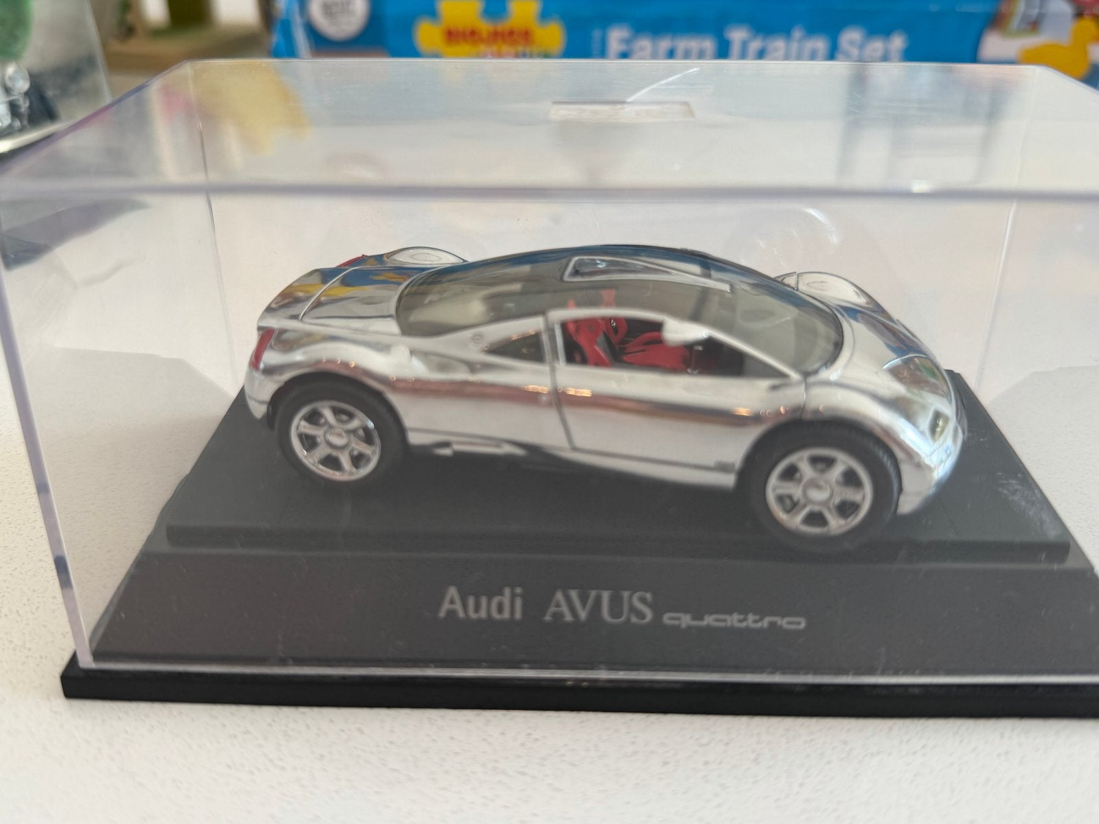 Audi Avus Quattro modelauto - Zilver, 1:50 of kleiner, Auto, Zo goed als nieuw, Ophalen