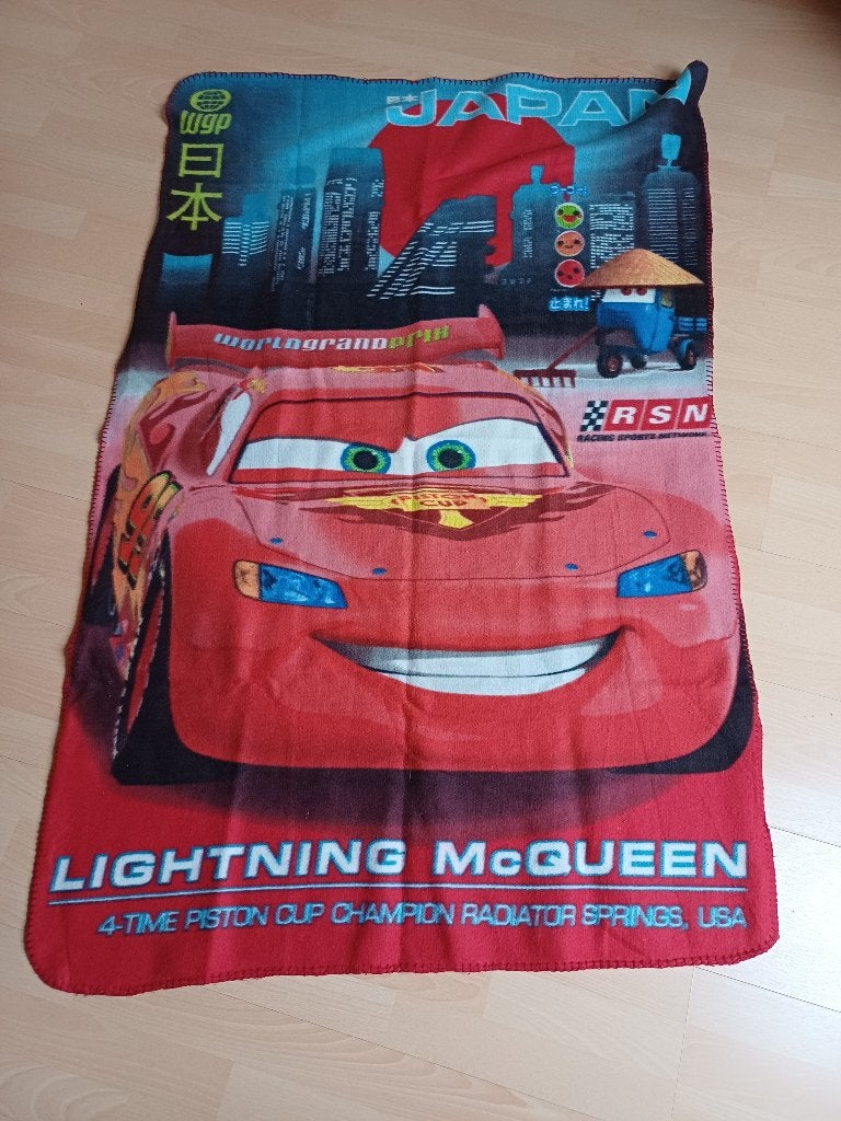Cars fleecedeken - Lightning McQueen, Ophalen of Verzenden, 100 cm of meer, Deken