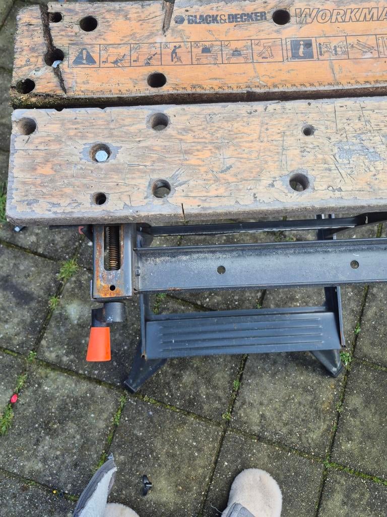 Black en decker workmate, Doe-het-zelf en Verbouw, Werkbanken, Ophalen, Gebruikt
