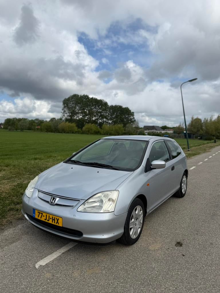 Honda Civic 1.4 I LS 3DR AUTOMAAT, Stof, Zwart, 4 cilinders, 1396 cc