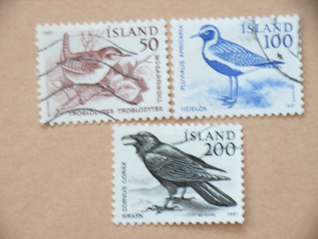 NB  IJsland 567-569, Ophalen of Verzenden, IJsland, Gestempeld
