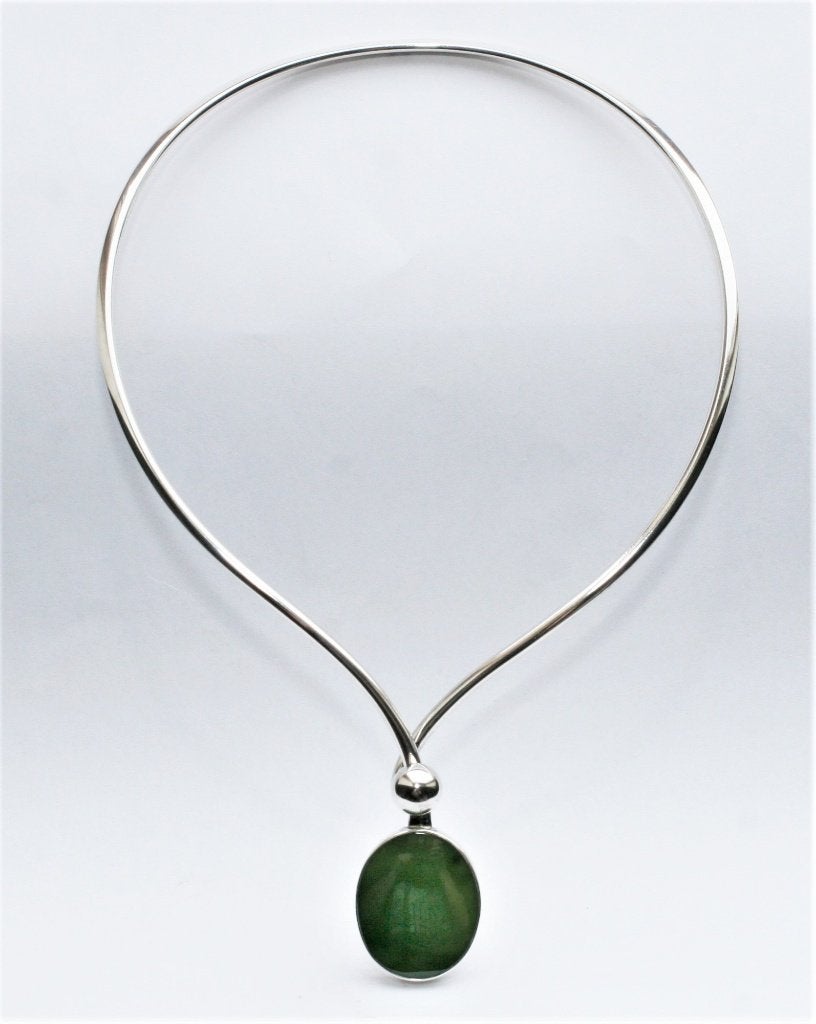 Vintage Niels Erik Halsketting Sterling Denmark N. E. FROM, Ophalen of Verzenden, Zilver