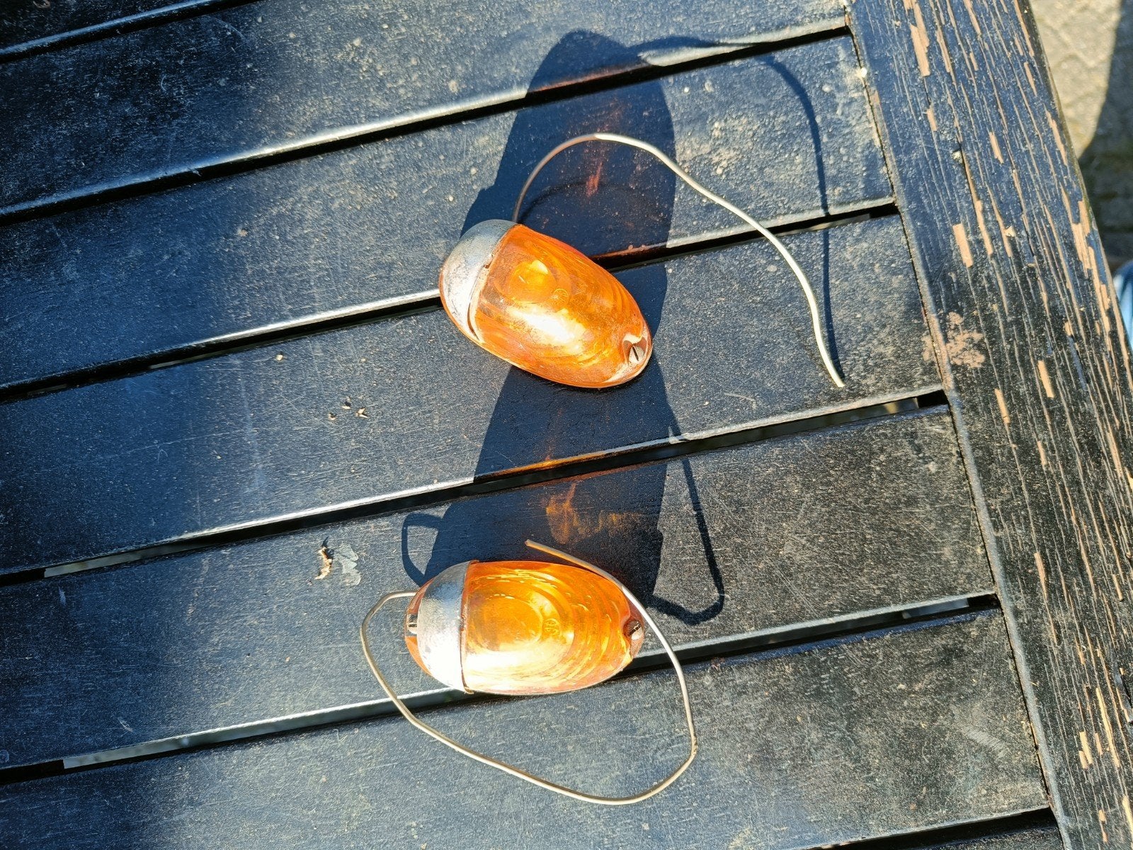 Oldtimer lichten spiegels enzovoort, Ophalen, Gebruikt