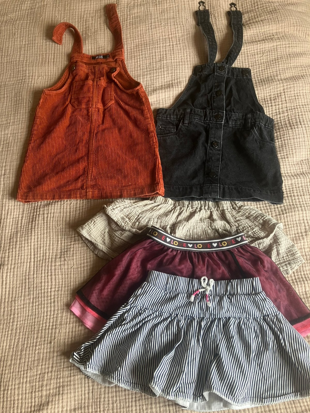 Pakket kleding meisjes maat 98/104, Ophalen, Gebruikt, Maat 98
