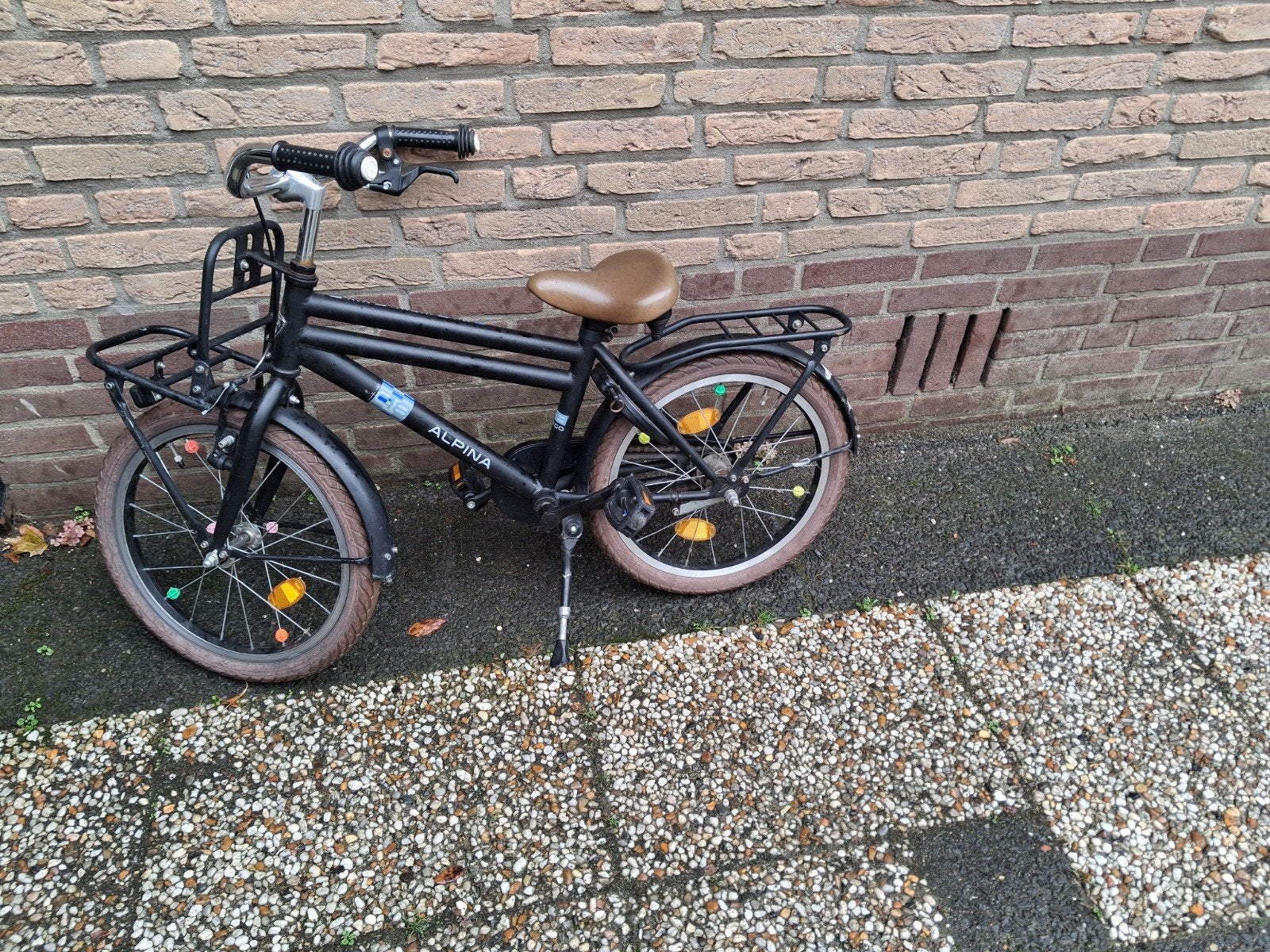 Alpina kinderfiets 16 inch, Ophalen, Terugtraprem, Alpina, 16 tot 20 inch