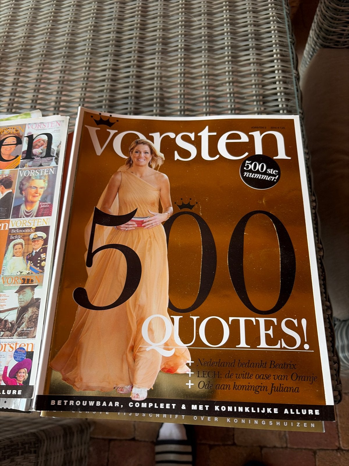 Tijdschrift Vorsten collectie 2012-2015 (50 stuks), Boeken, Tijdschriften en Kranten, Ophalen of Verzenden, Gelezen, Overige typen