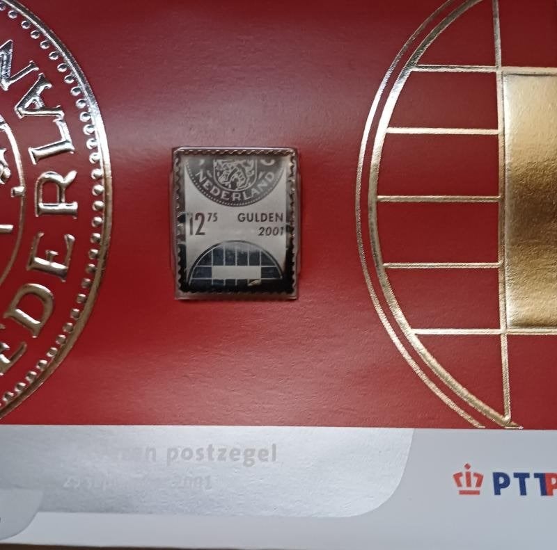 Zilveren postzegel, Postzegels en Munten, Ophalen of Verzenden, Na 1940, Postfris