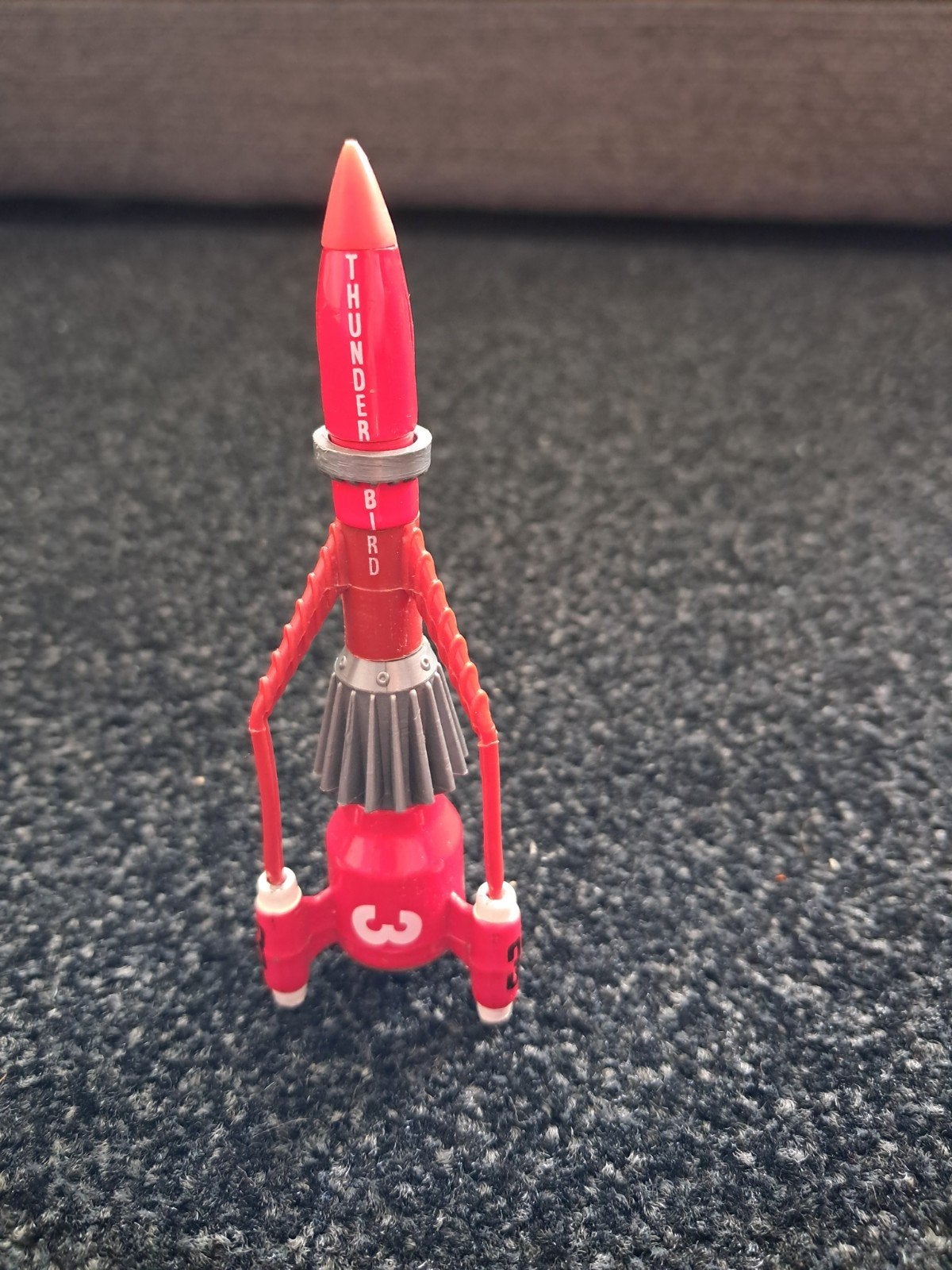 Thunderbirds 3 raket - 11cm metalen model, Ophalen of Verzenden, Gebruikt