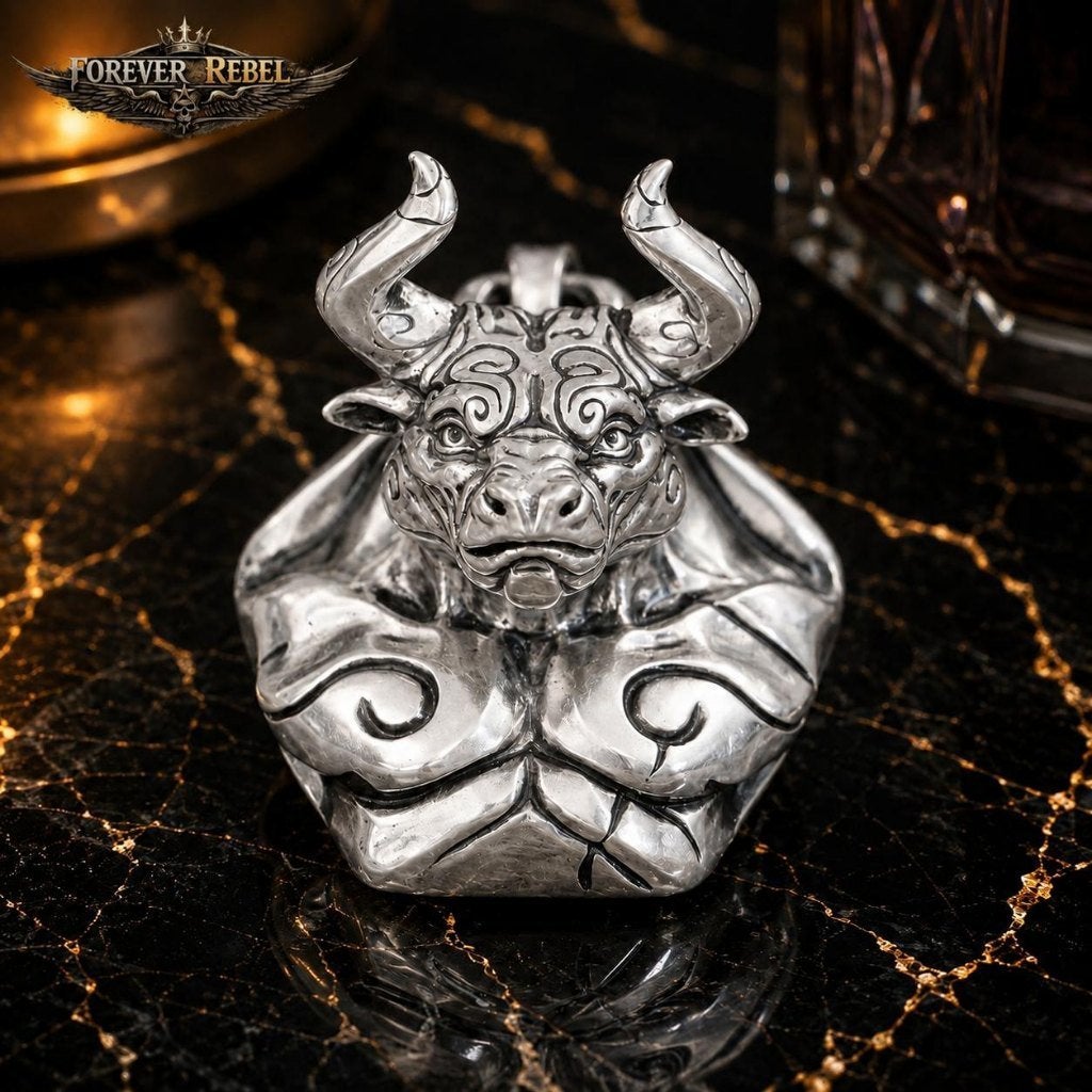 Taurus Warface - 925 Zilver, Foreverrebelmail@pm.me, Verzenden, Zilver, Zilver