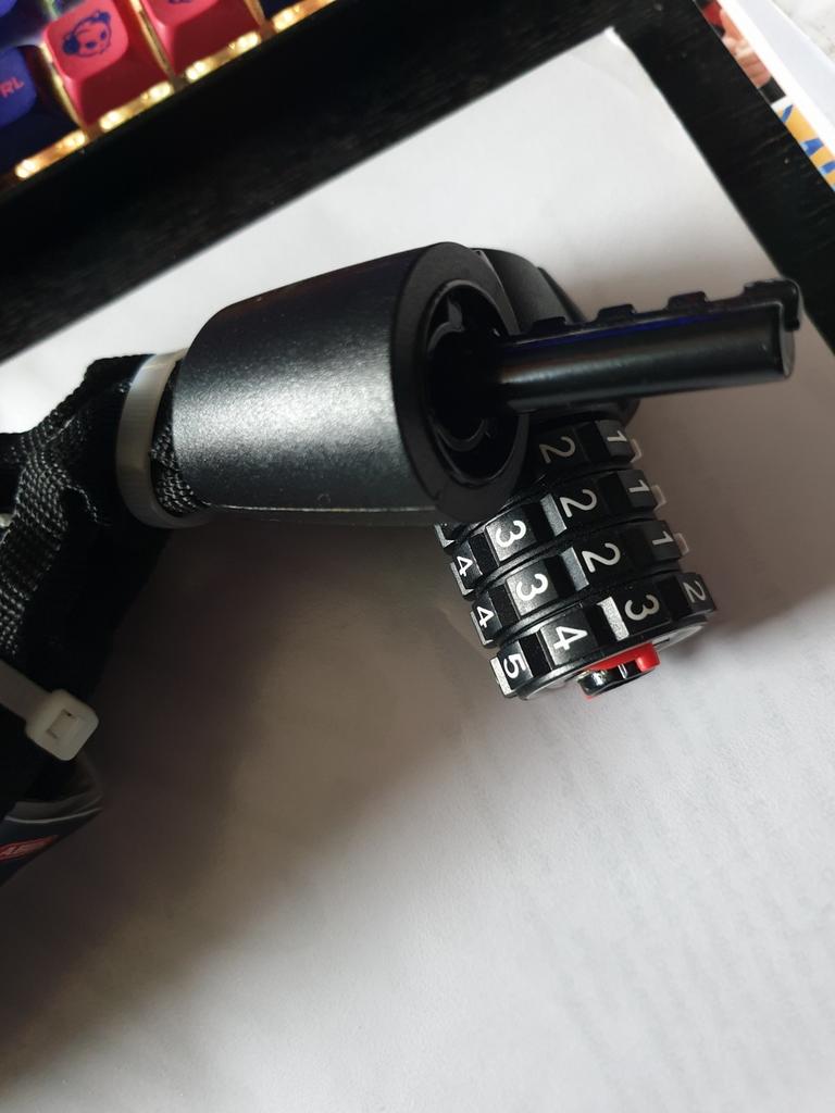 ABUS cijferslot voor motor (NIEUW), Ophalen, Nieuw