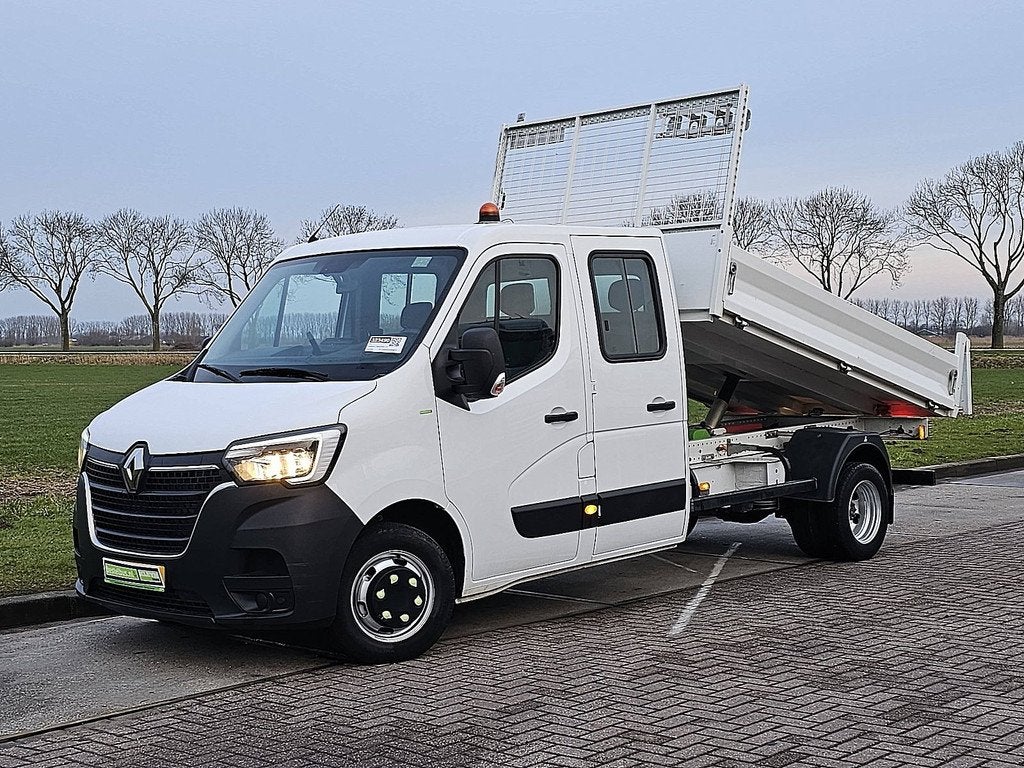 RENAULT MASTER 2.3 dub.cab kipper euro6, Auto's, Bestelauto's, 13 km/l, Gebruikt, Euro 6, Renault
