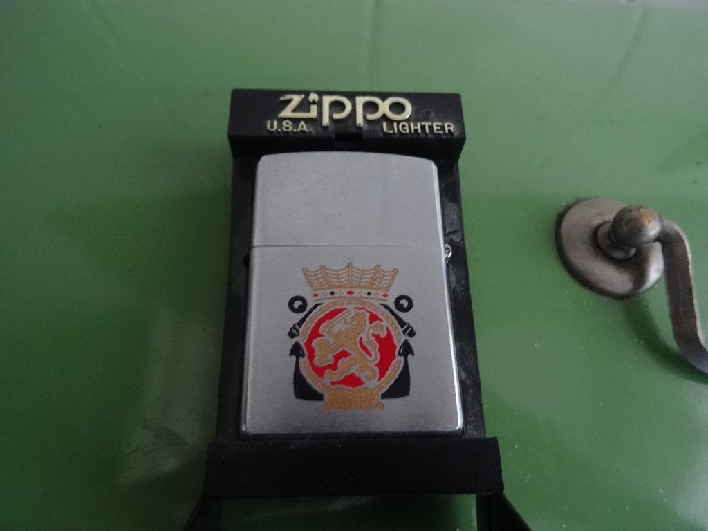 Oude Zippo aansteker hr ms Zeven Provincien Marine, Ophalen, Zo goed als nieuw, Aansteker