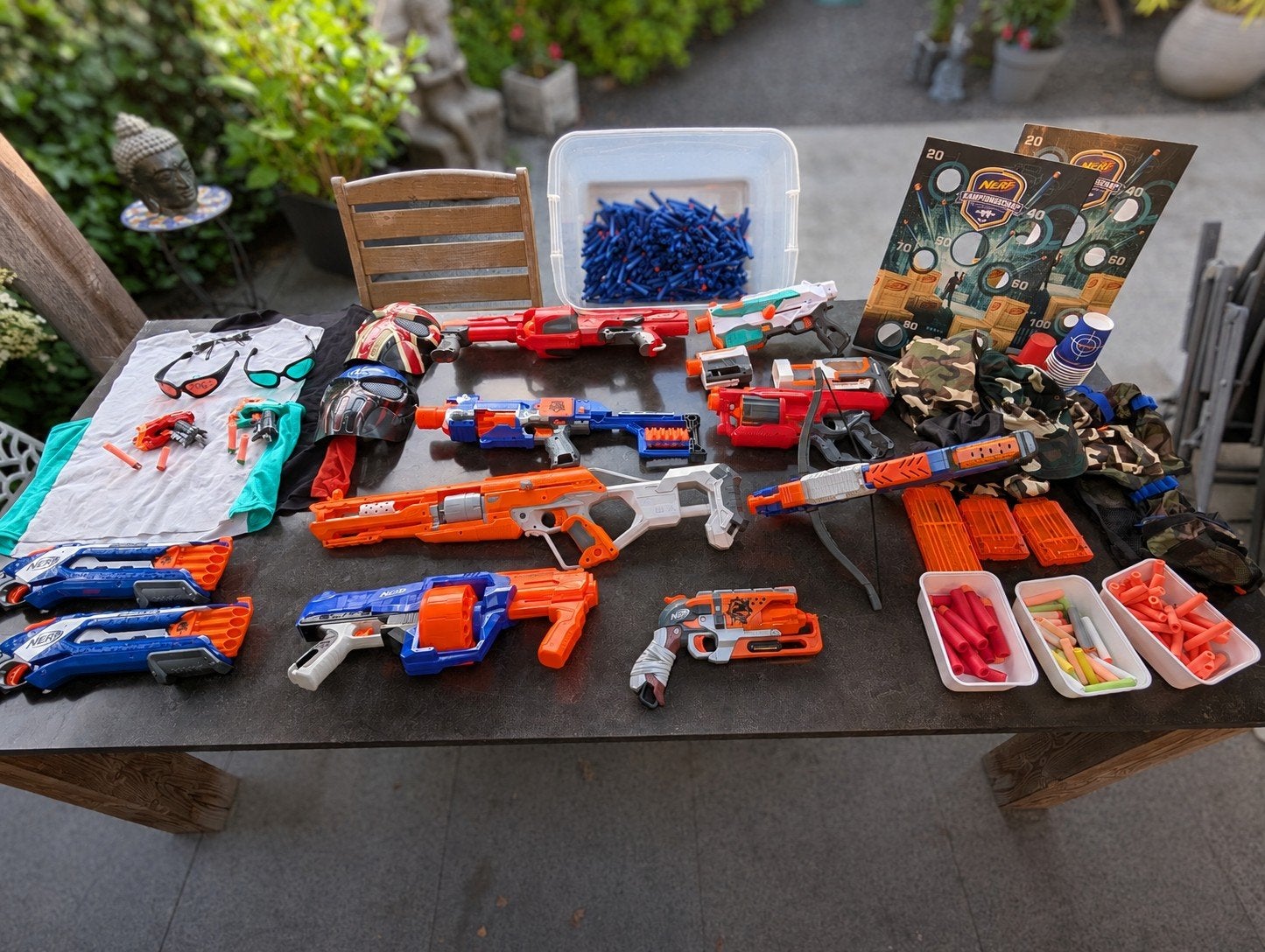 Grote Nerf Collectie! 11 Blasters, 400+ darts, Ophalen, Gebruikt, Jongen of Meisje