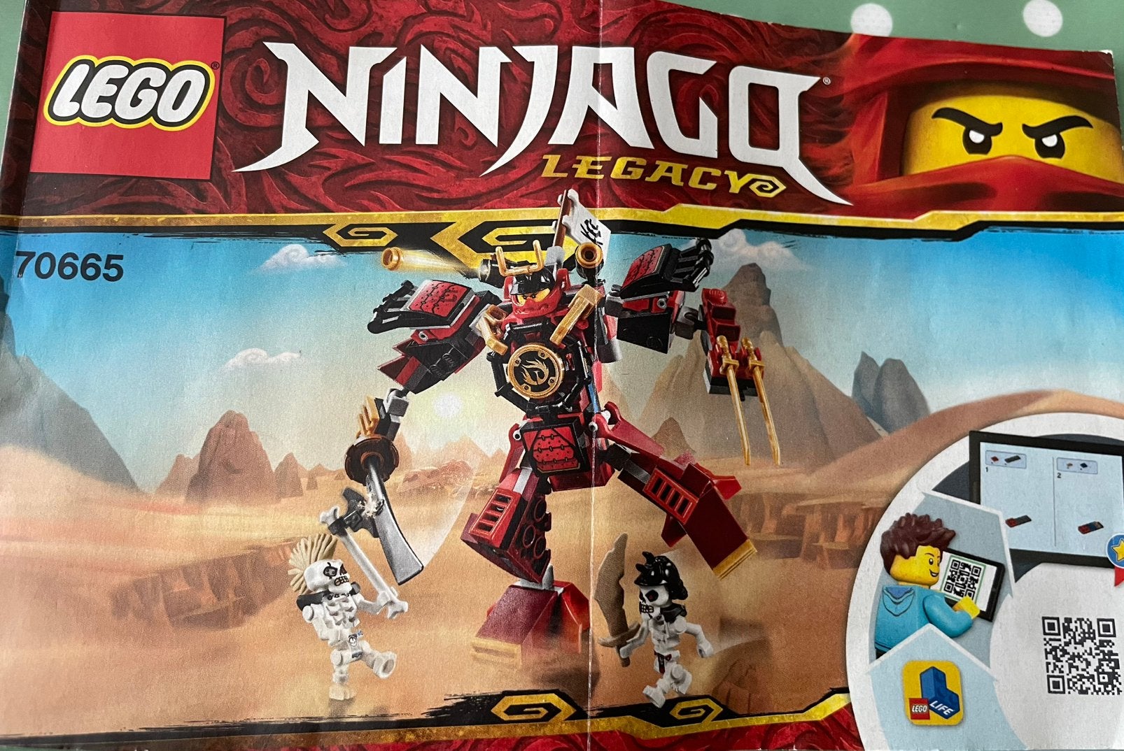 Lego Ninjago 70665 Compleet The Samurai Mech, Lego, Ophalen of Verzenden, Compleet, Ninjago
