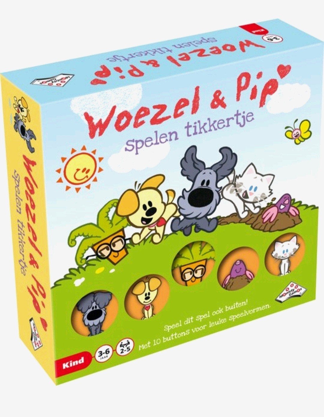 Woezel en pip spel spelen tikkertje, Drie of vier spelers, Ophalen of Verzenden, Zo goed als nieuw