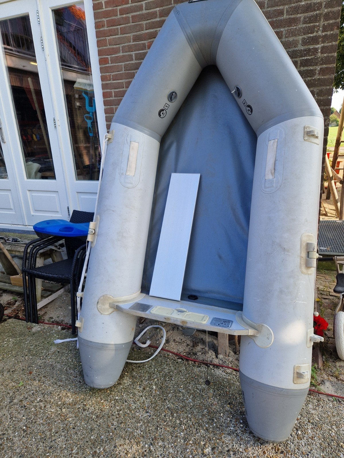 Rubberboot, Ophalen