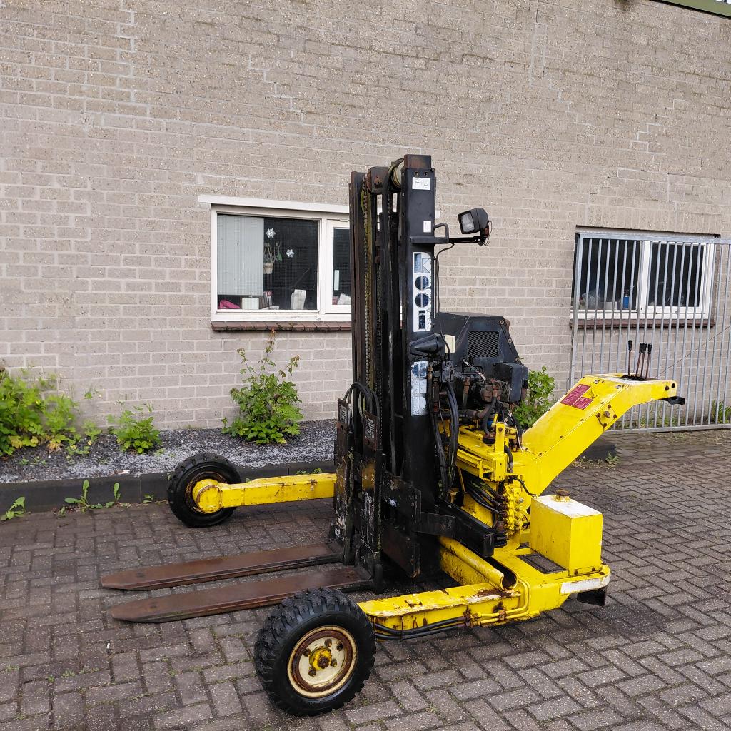 KOOIaap ruwterreinheftruck meeneem heftruck 2 ton, Ophalen, Gebruikt