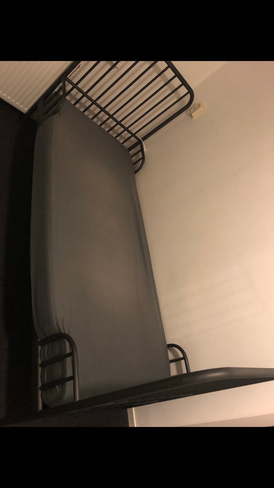 Ikea meegroeibed, Ophalen, 90 cm, Eenpersoons, Wit