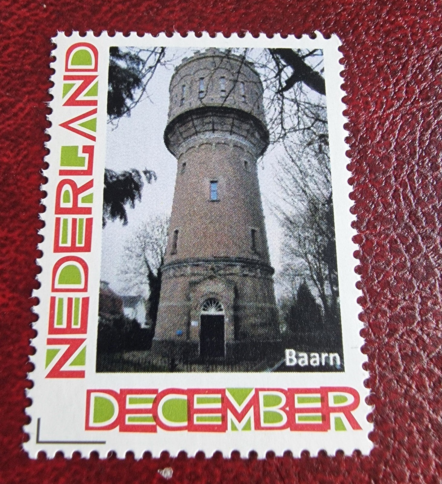 kv136 persoonlijke  postzegel watertoren  Baarn December, Ophalen of Verzenden, Na 1940, Postfris