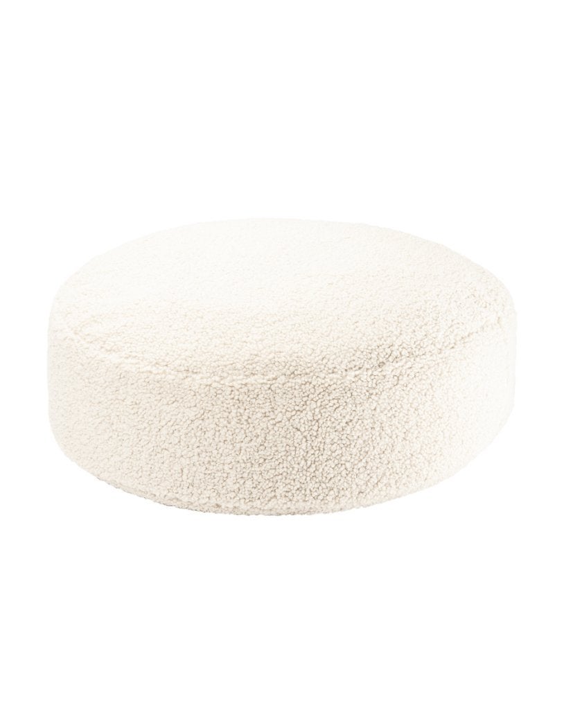 Poef Teddy Rond Creme Wigiwama, Minder dan 50 cm, Fabrikant LLC Wigiwama, Rond, Nieuw