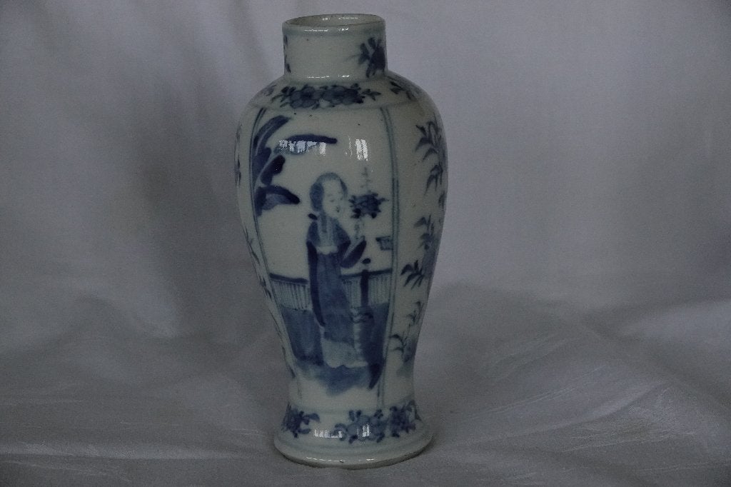 Antieke Vaas – Late Qing-Dynastie (ca. 1900) – Kangxi, Antiek en Kunst, Antiek | Porselein, Ophalen of Verzenden