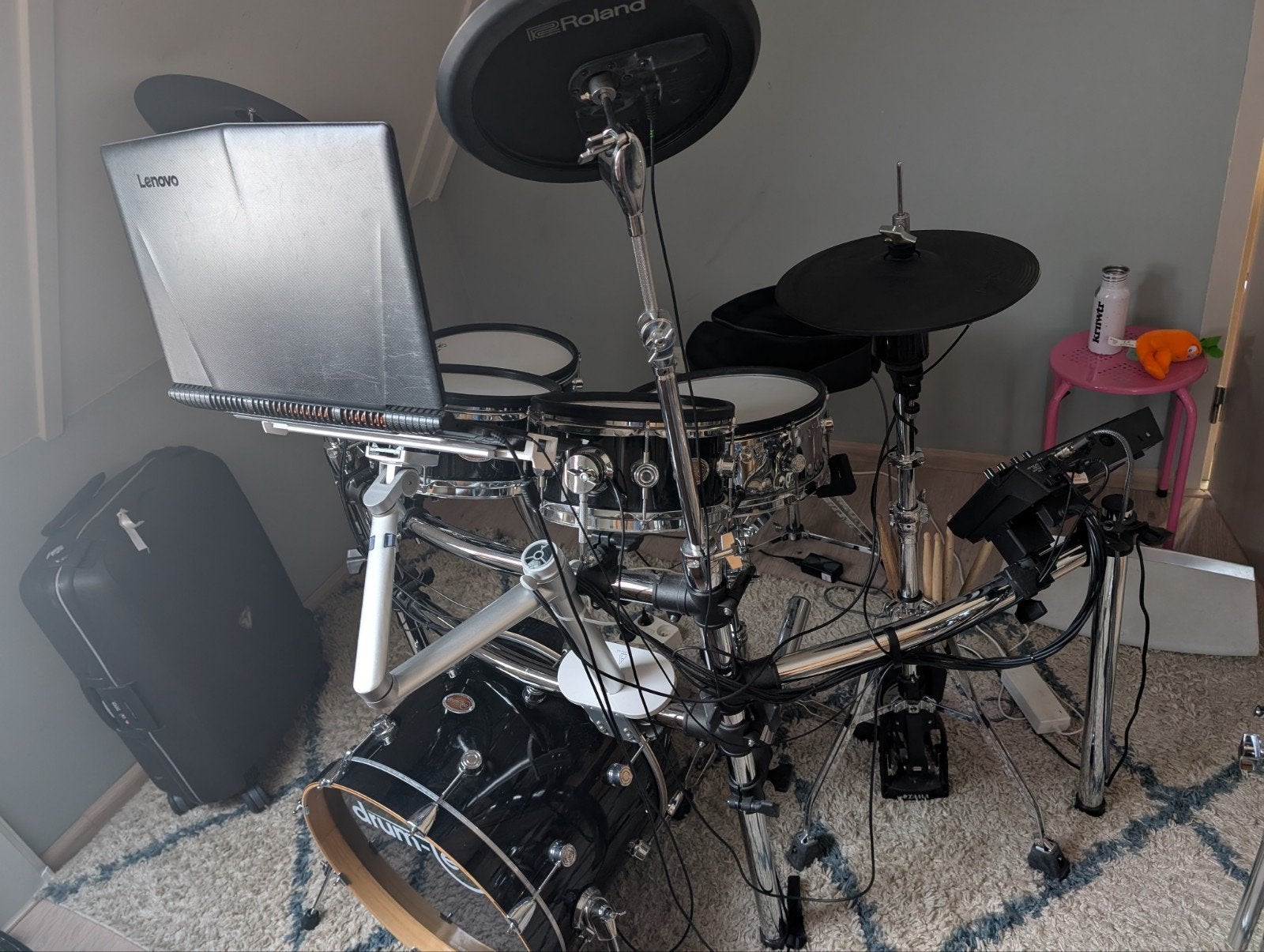 Drum-tec diabolo, Ophalen, Zo goed als nieuw, Roland