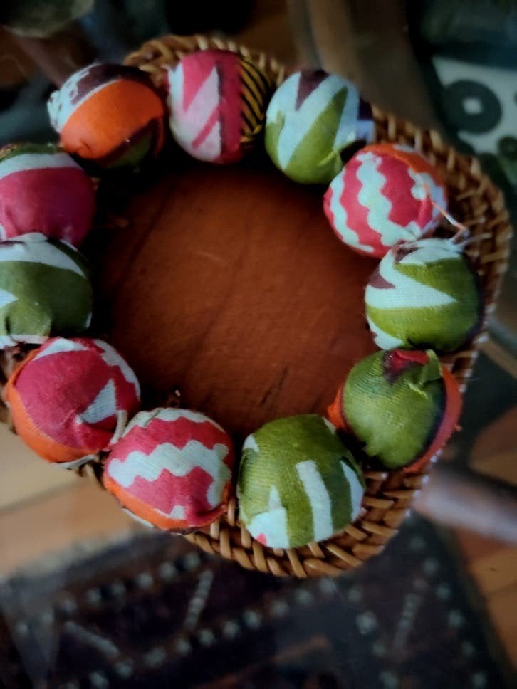 Handmade armband, Afrika stof, Sieraden, Tassen en Uiterlijk, Armbanden, Ophalen of Verzenden, Nieuw