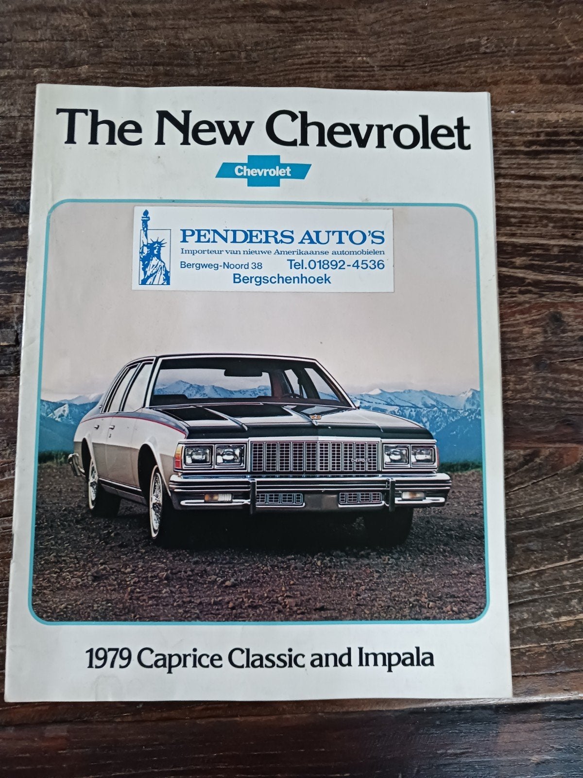 Chevrolet folder Caprice Impala 1979, Ophalen of Verzenden, Gelezen, Chevrolet