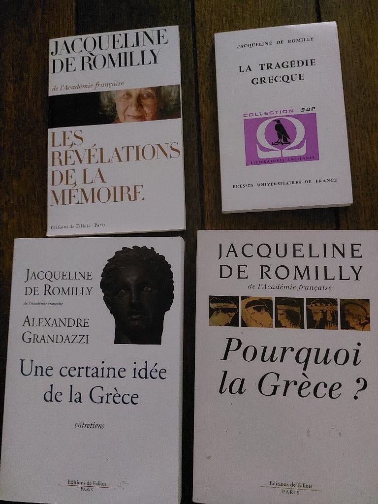 Jacqueline de Romilly: la tragédie grecque+les révélations, 14e eeuw of eerder, Europa, Ophalen of Verzenden, Zo goed als nieuw
