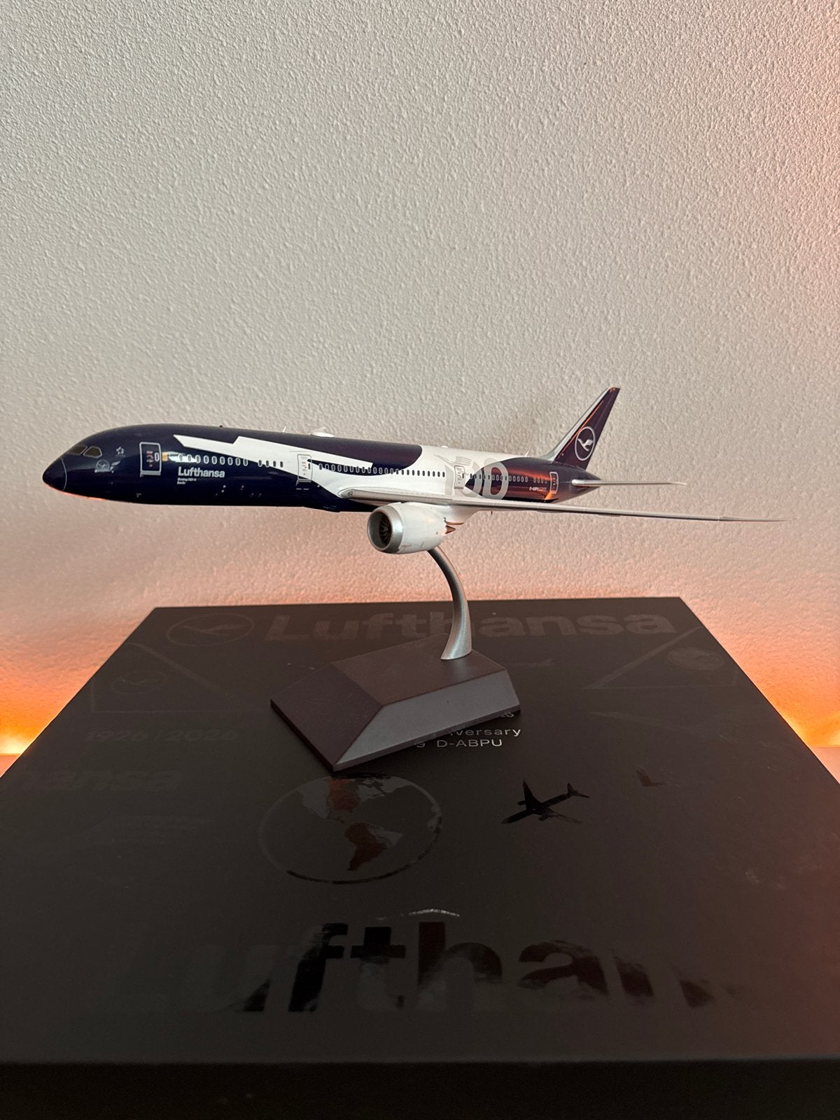 Lufthansa 787-9 100 jaar SQ wings 1/200, Overige merken, 1:144 tot 1:200, Nieuw, Ophalen of Verzenden