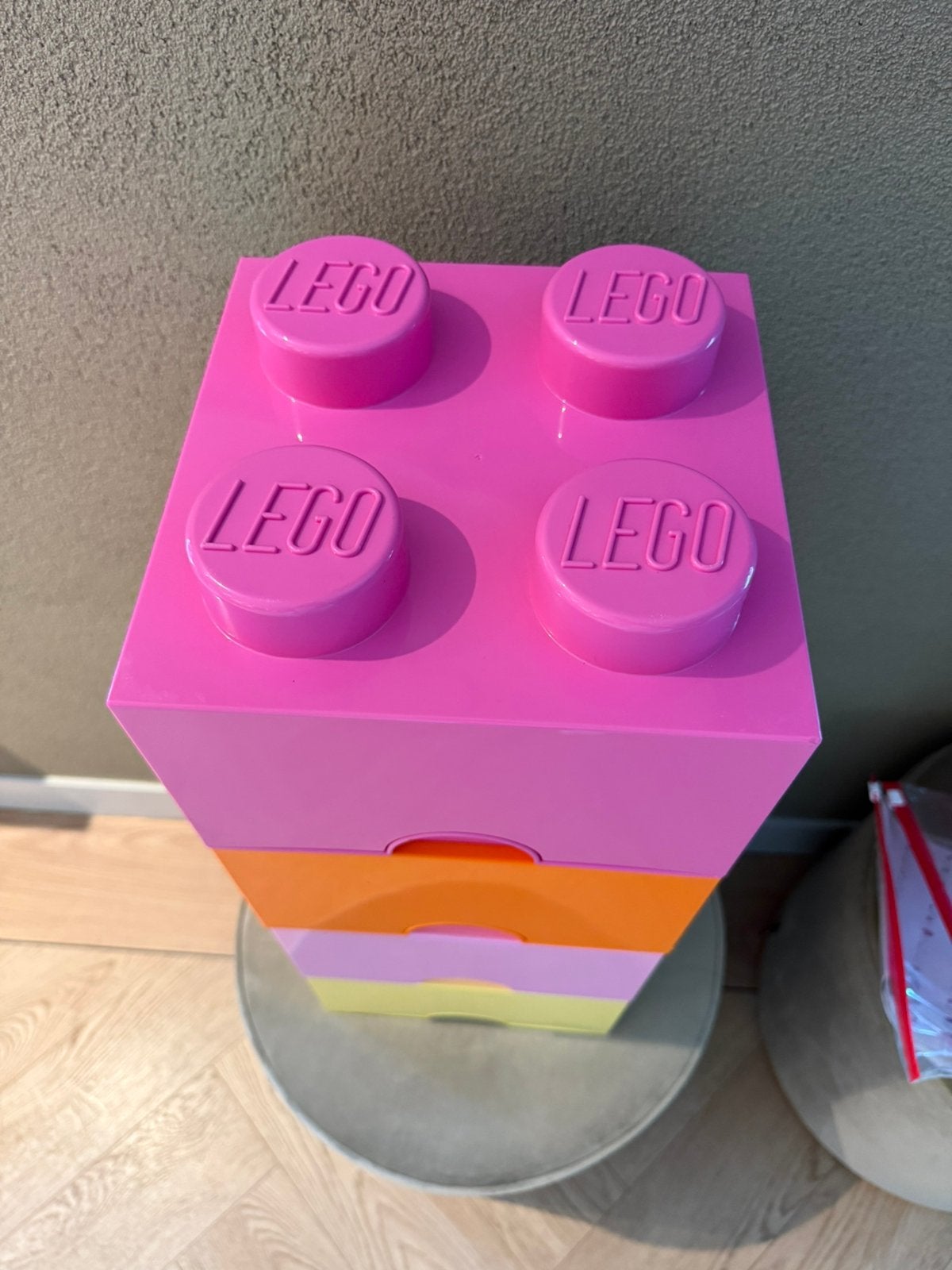 LEGO Opbergbox Brick 4  4 stuks, Ophalen, Zo goed als nieuw