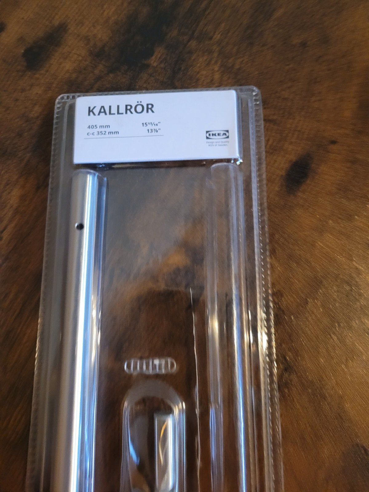 IKEA KALLRÖR handgreep 405 mm, roestvrij staal, Ophalen, Overige typen, IKEA, Metaal