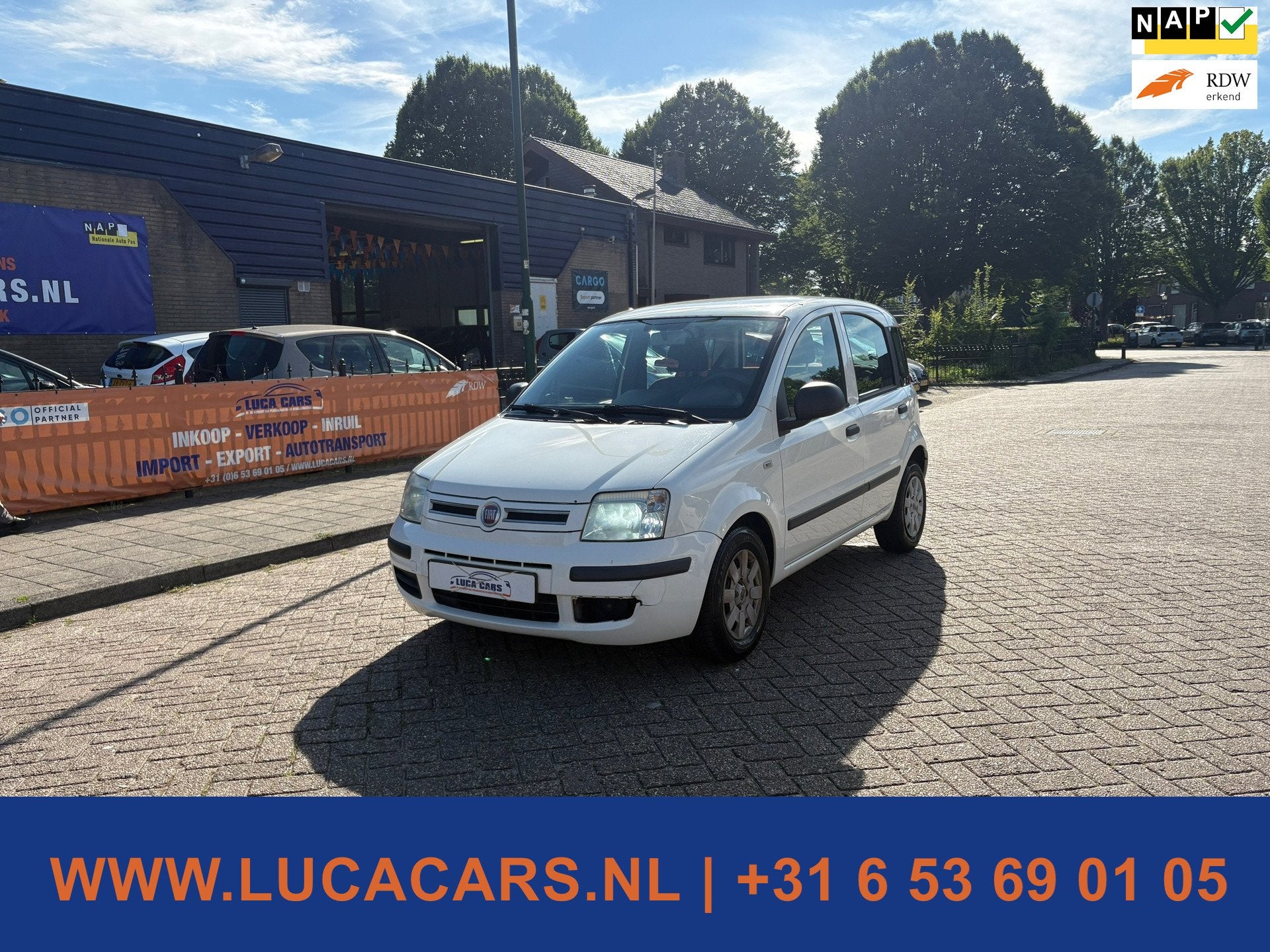 Fiat Panda 1.2 Active NIEUWE APK!, Auto's, Fiat, Euro 5, Gebruikt, 1242 cc, Wit