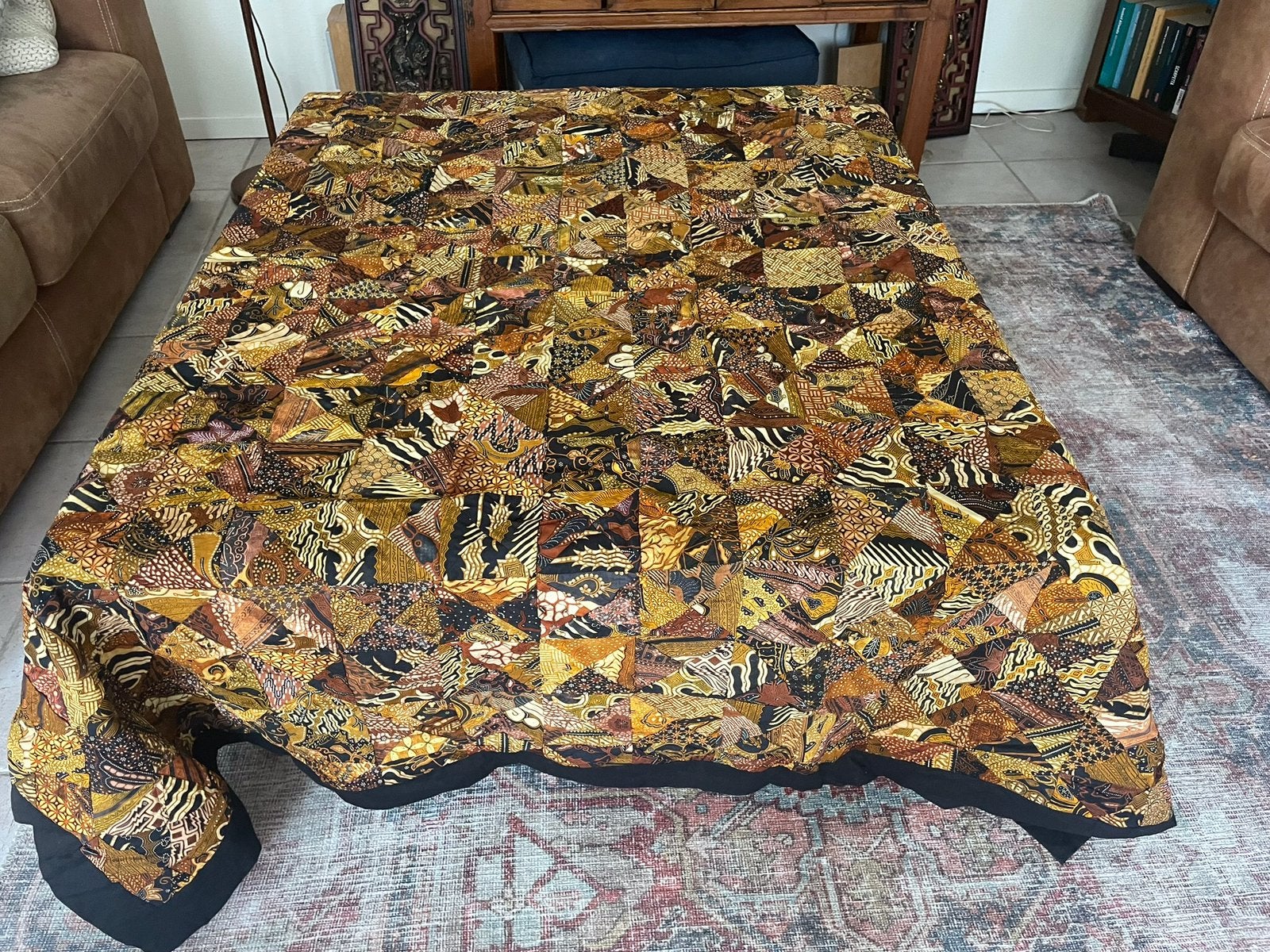 Tafel kleed batik, Ophalen of Verzenden, Zo goed als nieuw, Rechthoek