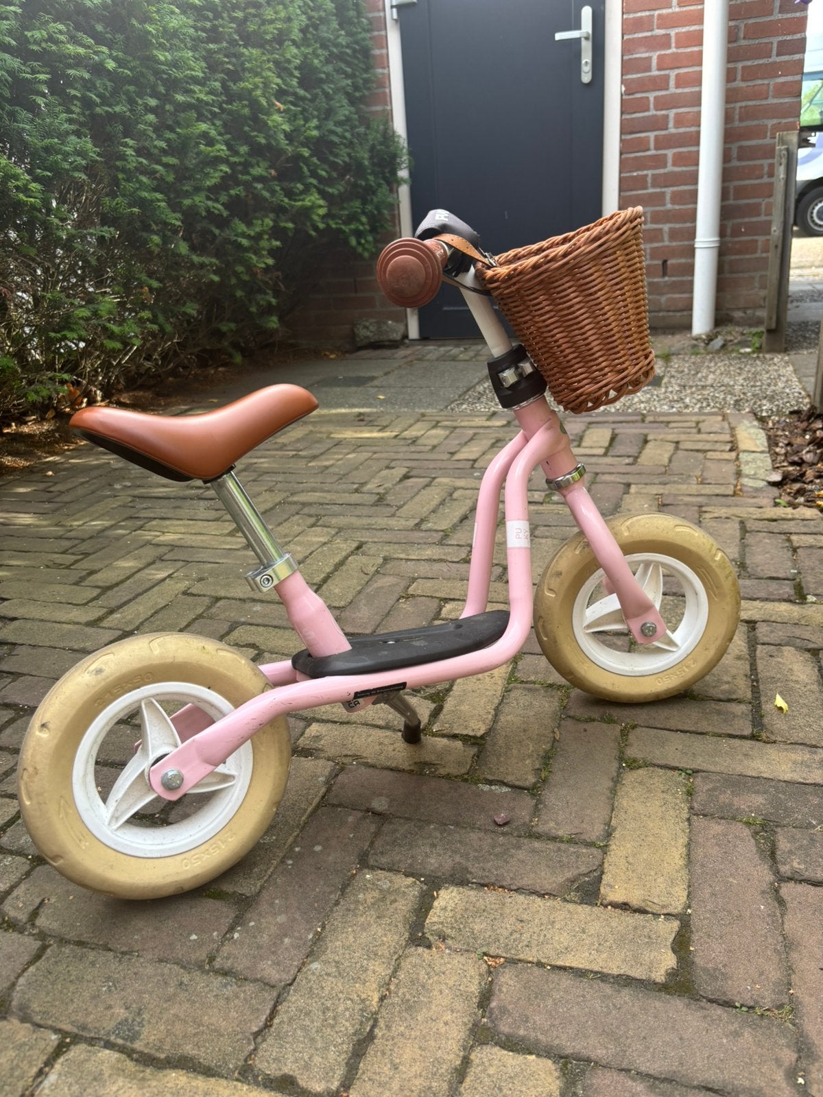 PUKY LR M Classic loopfiets retro-roze met mandje, Ophalen, Gebruikt, Loopfiets
