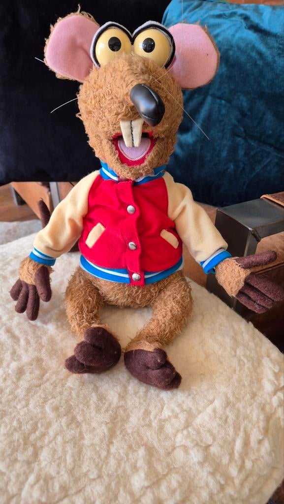 Vintage Rizzo the Rat knuffel Jim Henson pre-Disney zeldzaam, Ophalen of Verzenden, Zo goed als nieuw