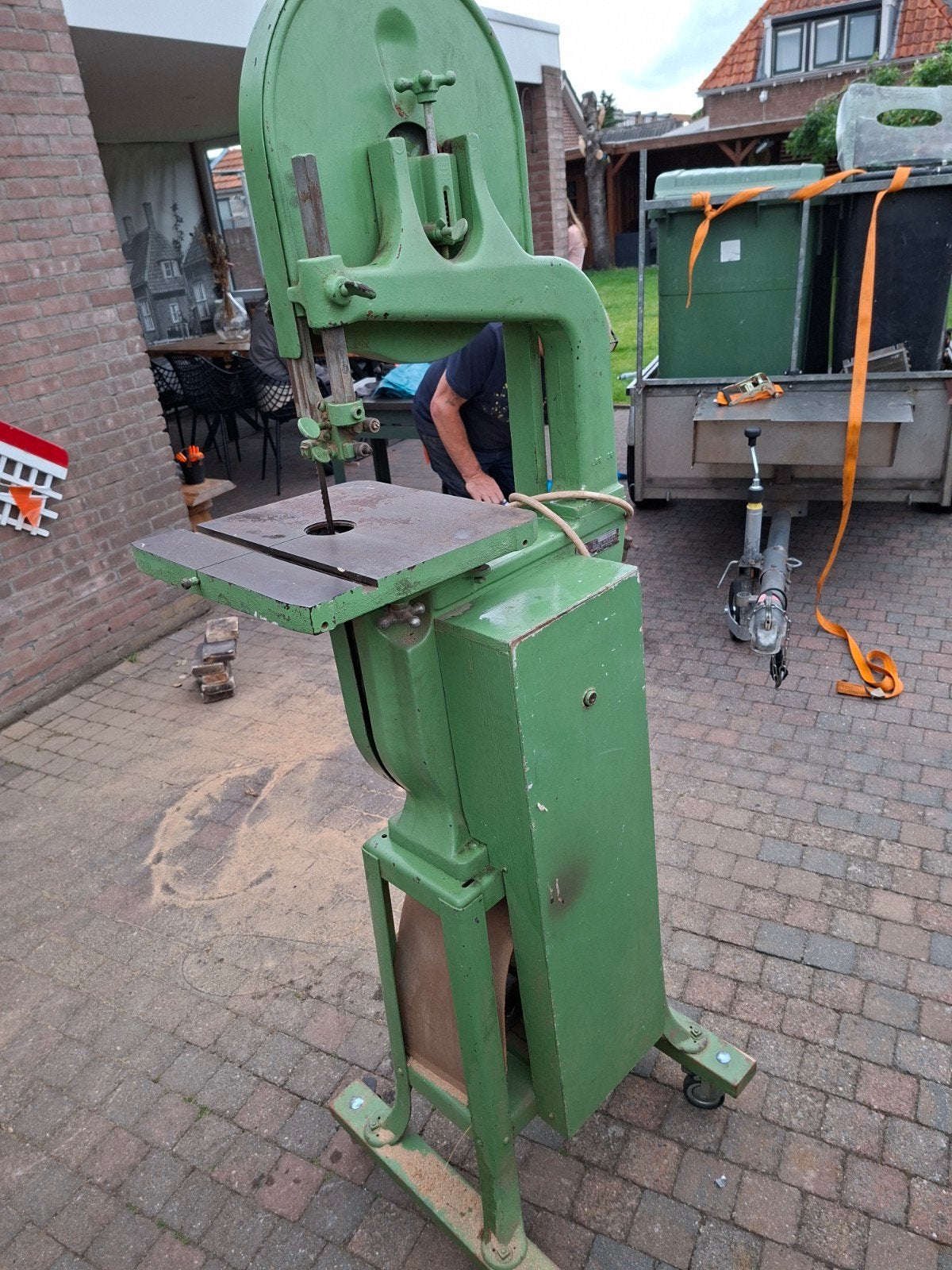 Grote bandzaag - Werkt perfect, Doe-het-zelf en Verbouw, Gereedschap | Zaagmachines, Ophalen, Gebruikt, 70 mm of meer, Lintzaag