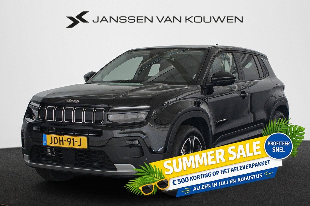 Jeep Avenger 1.2 e-Hybrid Summit * Trekhaak * Stoel Verwarmi, Auto's, Jeep, Stof, Gebruikt, Euro 6, 1199 cc