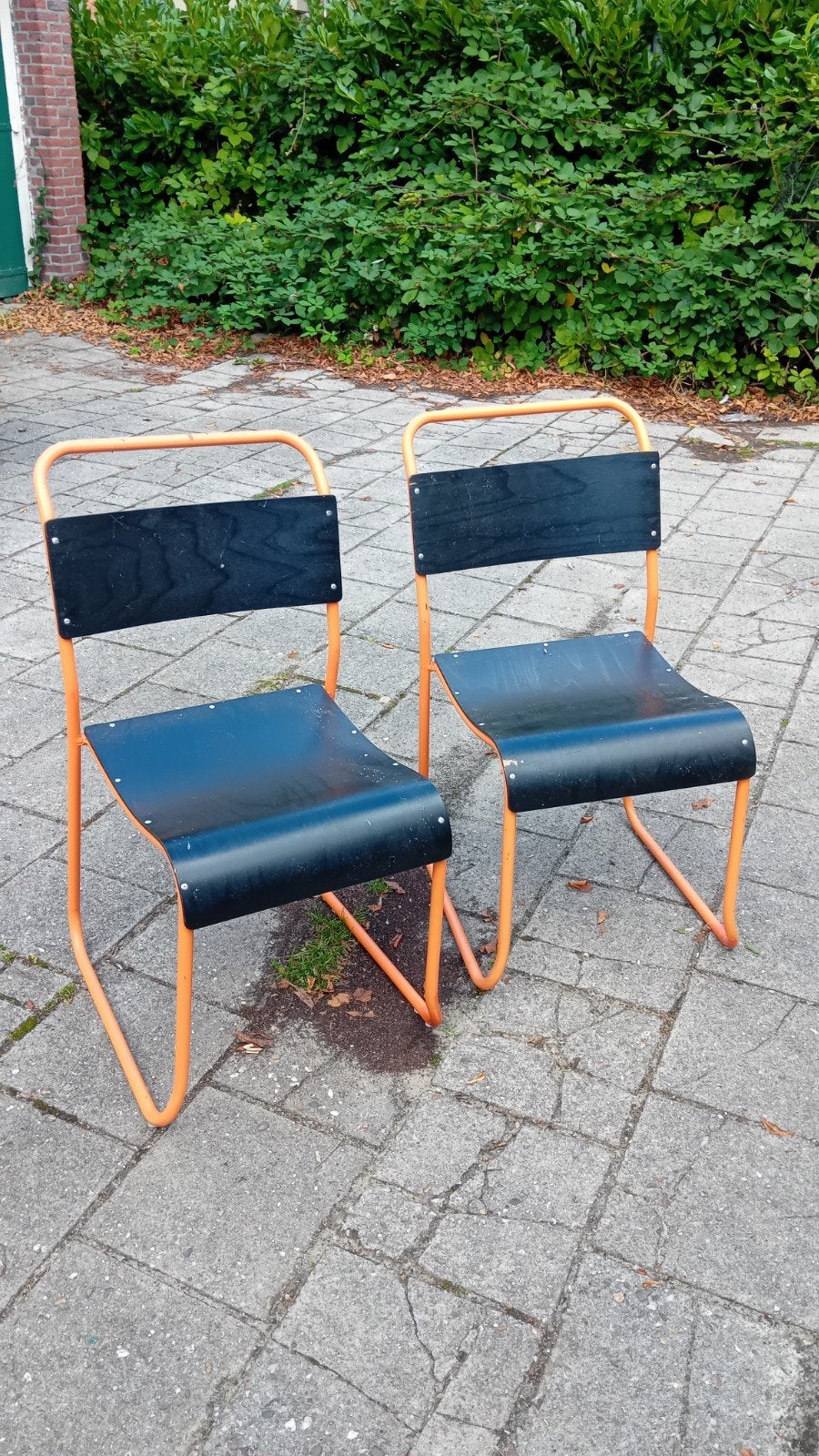 6 Vintage design, licht gewicht stoelen, Ophalen, Gebruikt, Overige kleuren, Zeventiger jaren