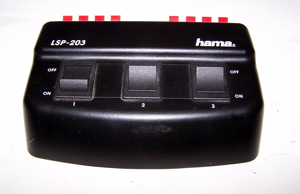 Hama LSP-203 speaker switch box. Nieuwstaat., Overige merken, Refurbished, Ophalen of Verzenden, Minder dan 60 watt