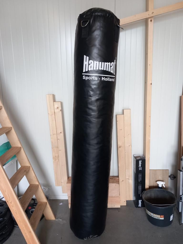 Hanumat Bokszak 180cm - Zwart, Ophalen, Zo goed als nieuw, Bokszak