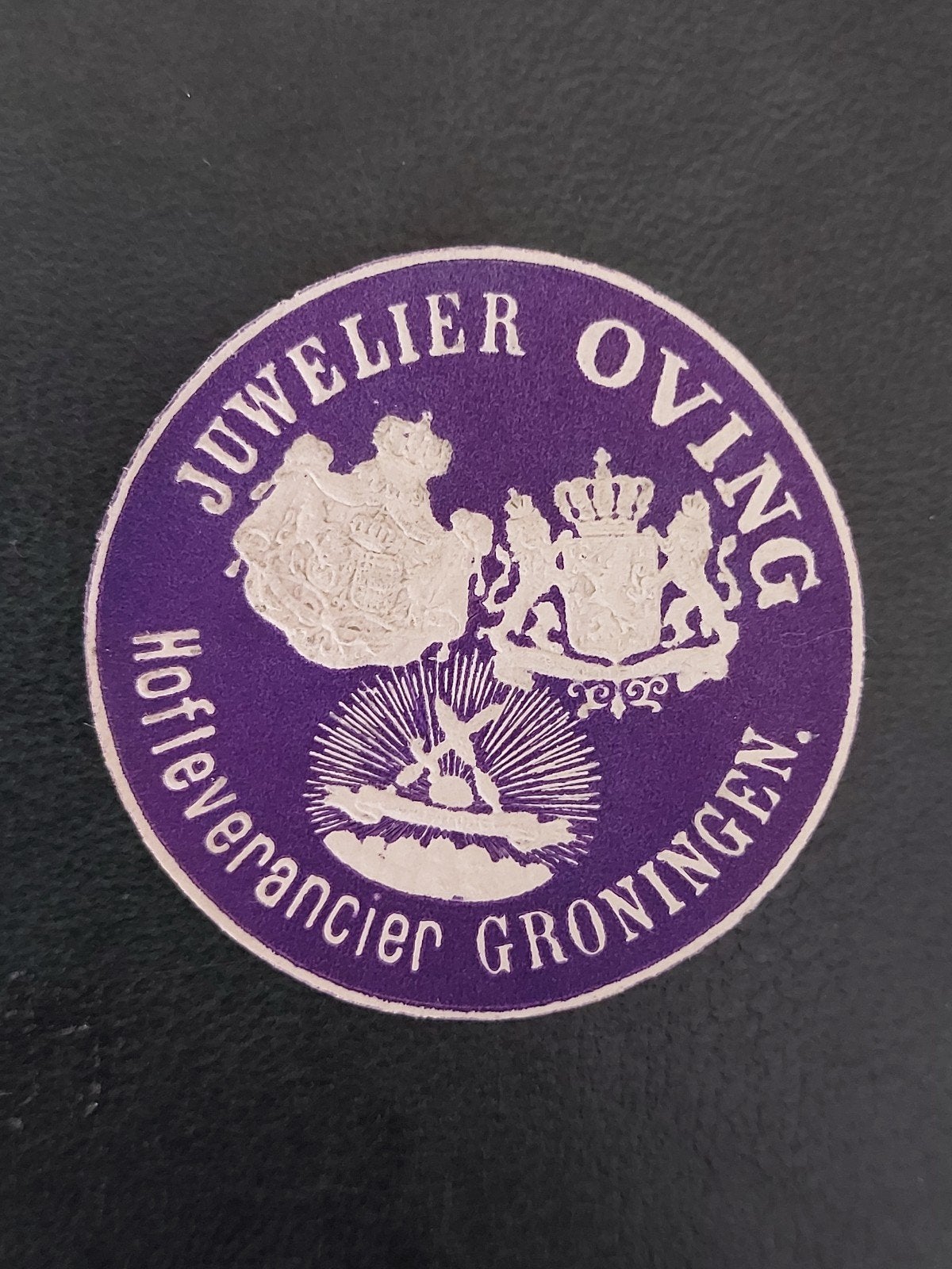 Sluitzegel Juwelier Oving Groningen, Verzenden, Overige typen
