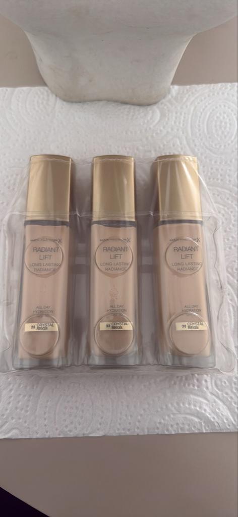 Max Factor set 3 stuks, Gehele gezicht, Beige, Nieuw, Ophalen of Verzenden