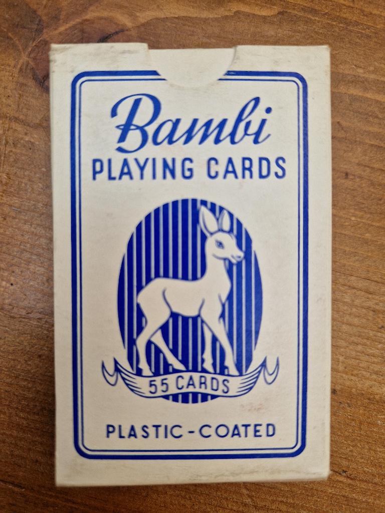 Vintage Bambi Speelkaarten - Carta Mundi (1975), Ophalen of Verzenden, Gebruikt, Speelkaart(en)