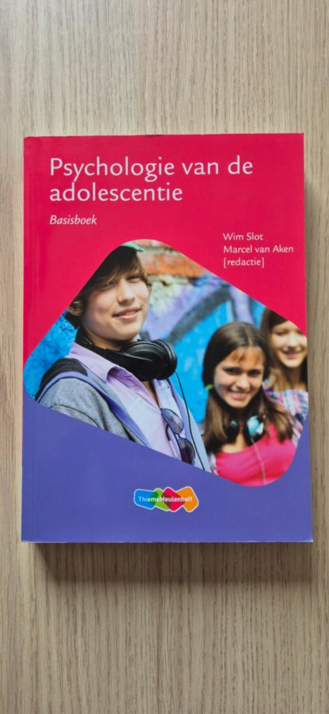 Psychologie van de adolescentie - Basisboek, Boeken, Wim Slot, Marcel van Aken, Verzenden, HBO, Zo goed als nieuw