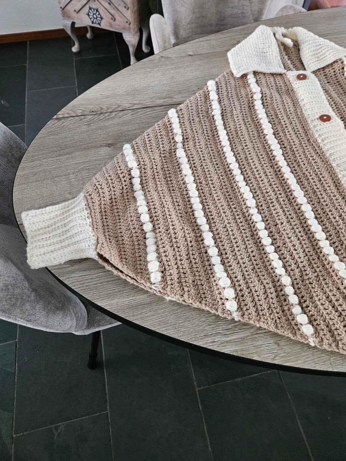 damesponcho 1 maat, Ophalen of Verzenden, Nieuw, Beige