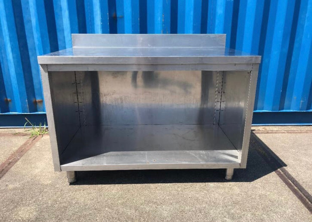 RVS Buitenkeuken werktafel - werkbank unit, Ophalen, Gebruikt, Gas