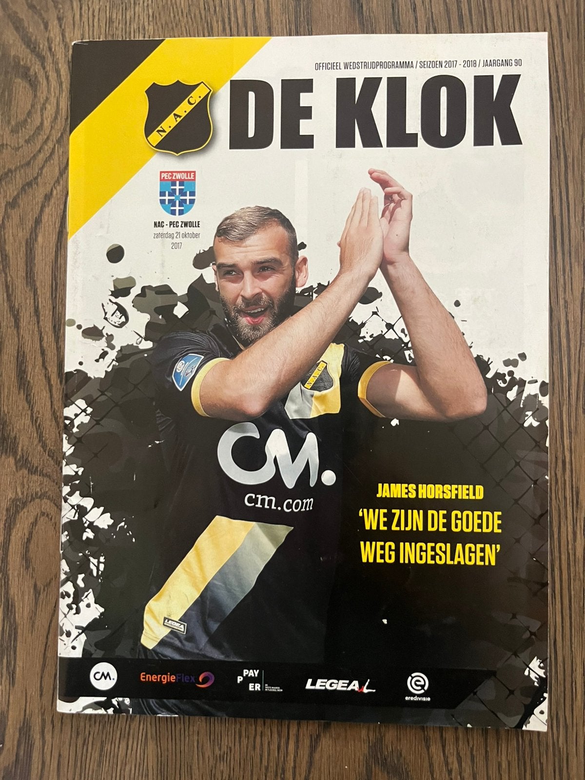 PROGRAMMABOEKJE NAC-PEC ZWOLLE 17-18, Ophalen of Verzenden, Zo goed als nieuw, Overige binnenlandse clubs, Overige typen