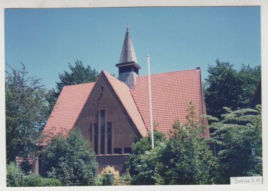 Borne OV Kerk Nieuw Herv. Gemeente FOTO, Verzenden, 1980 tot heden, Overijssel