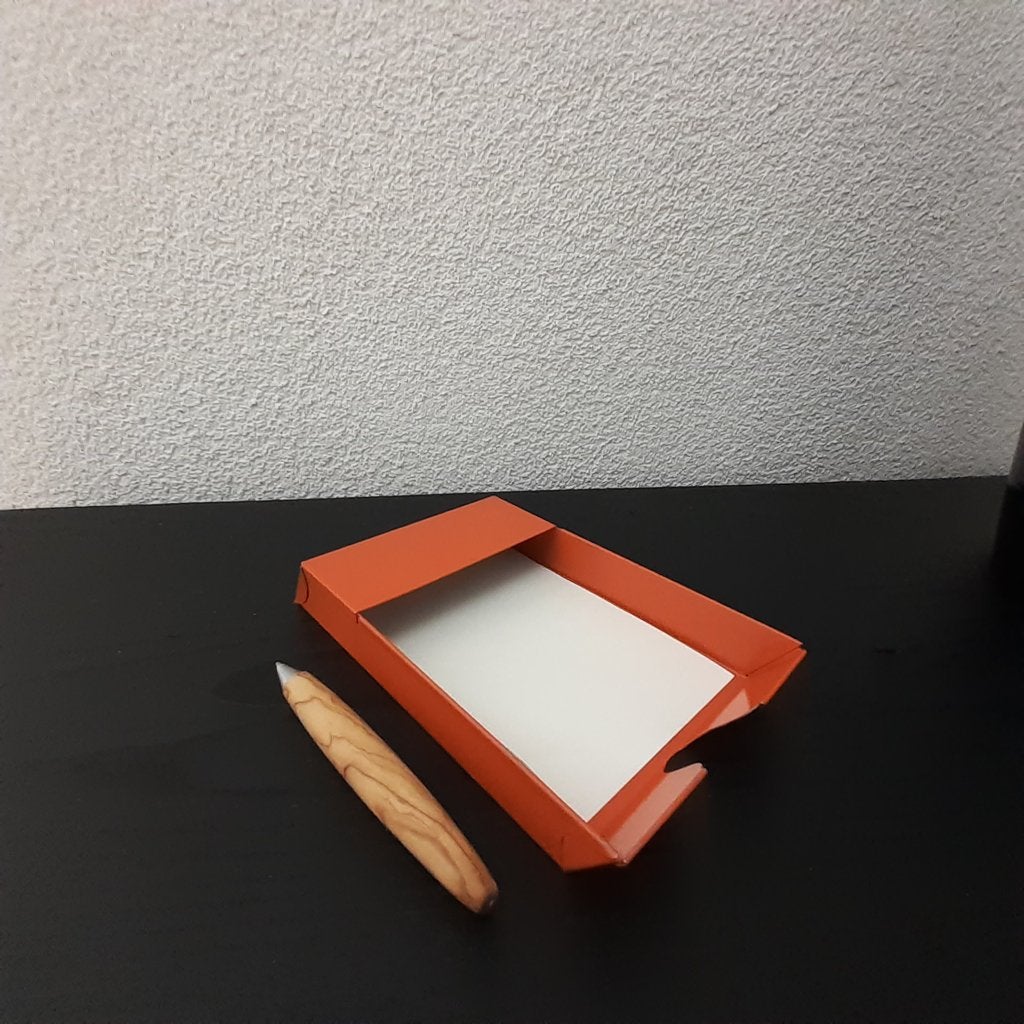 vintage blaadjes houder, Ophalen of Verzenden, Overige figuren, Gebruikt, Overige typen
